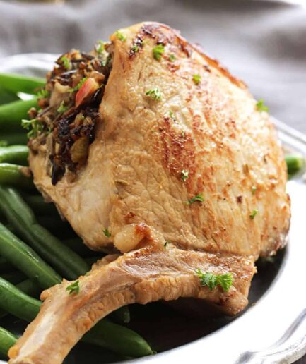 Apple & Sage Stuffed Pork Chop